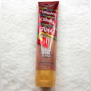 ⏬️CLEARANCE Bath & Body Works Winter Candy Apple Shea & Sparkle Scrub